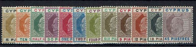 Image of Cyprus SG 60/71 LMM British Commonwealth Stamp